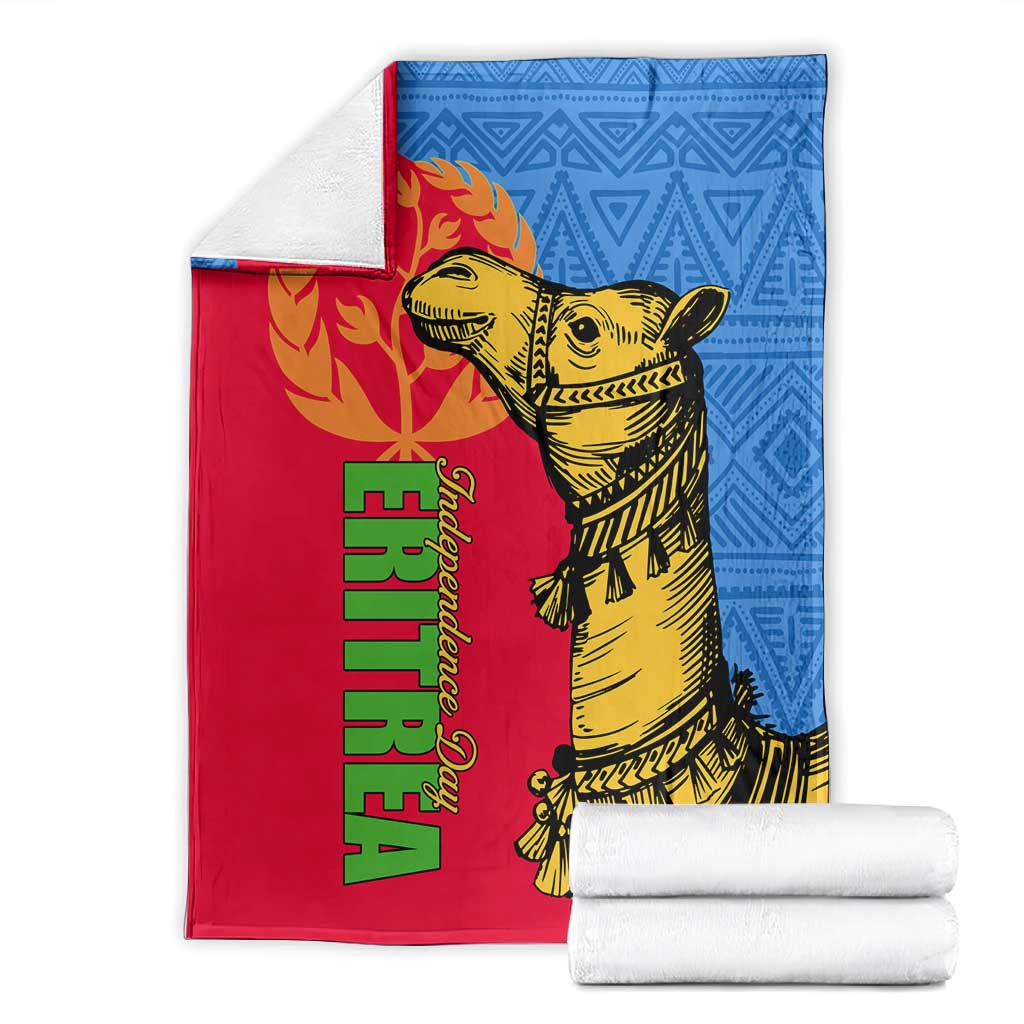 Eritrea Independence Day 2024 Blanket Eritrean Camel African Pattern LT01
