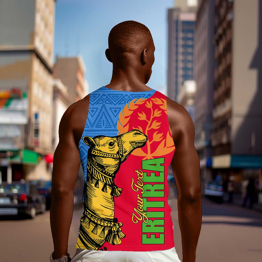 Eritrea Independence Day 2024 Men Tank Top Eritrean Camel African Pattern LT01