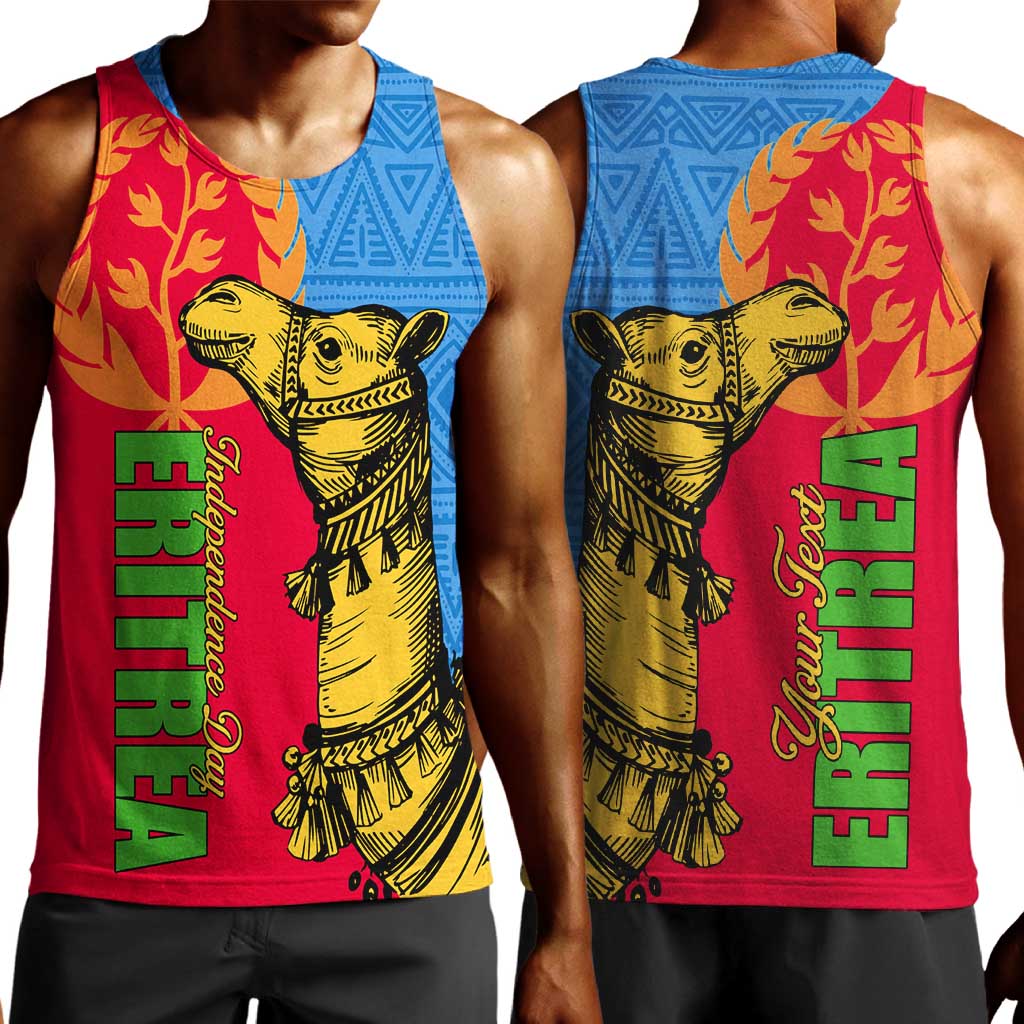 Eritrea Independence Day 2024 Men Tank Top Eritrean Camel African Pattern LT01