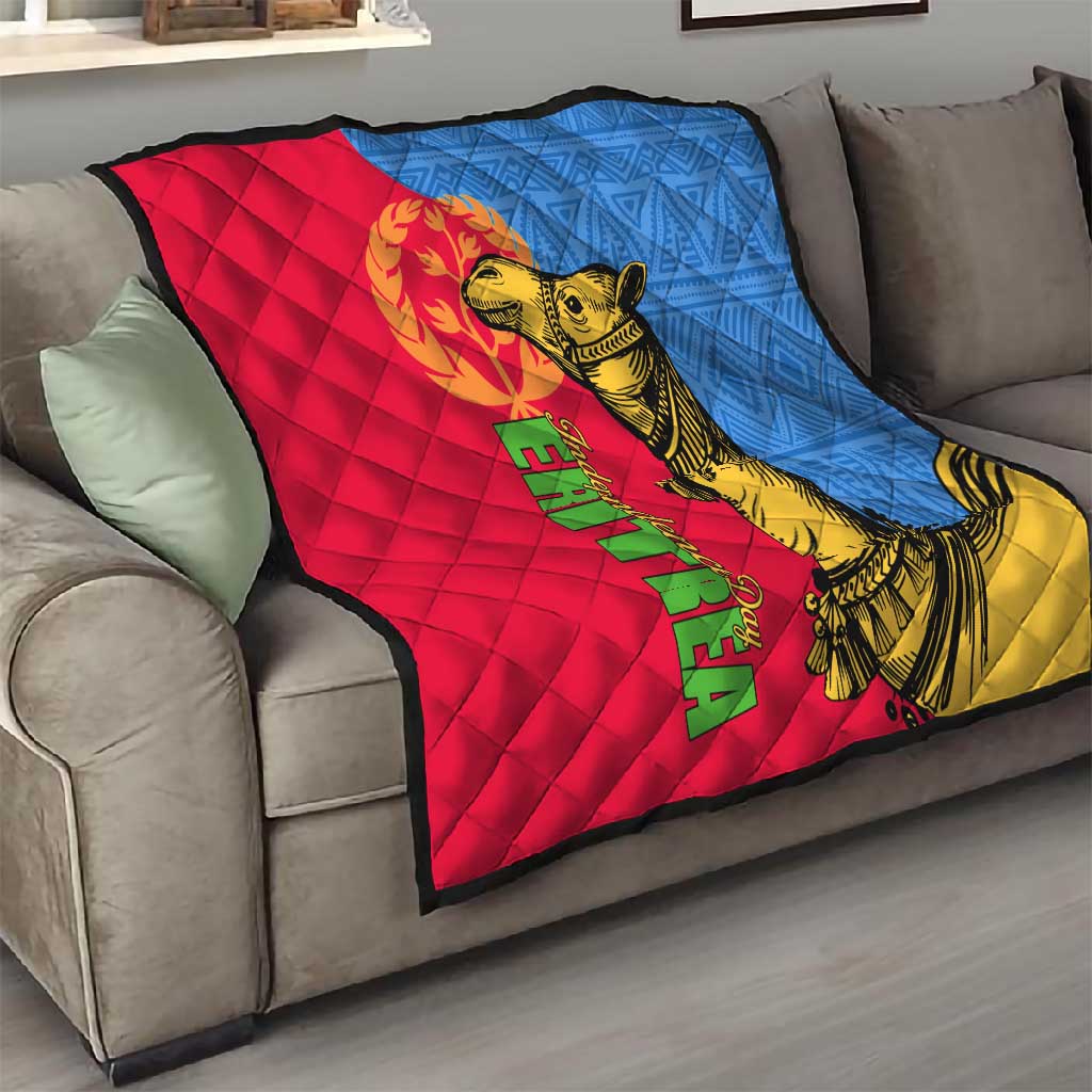 Eritrea Independence Day 2024 Quilt Eritrean Camel African Pattern LT01