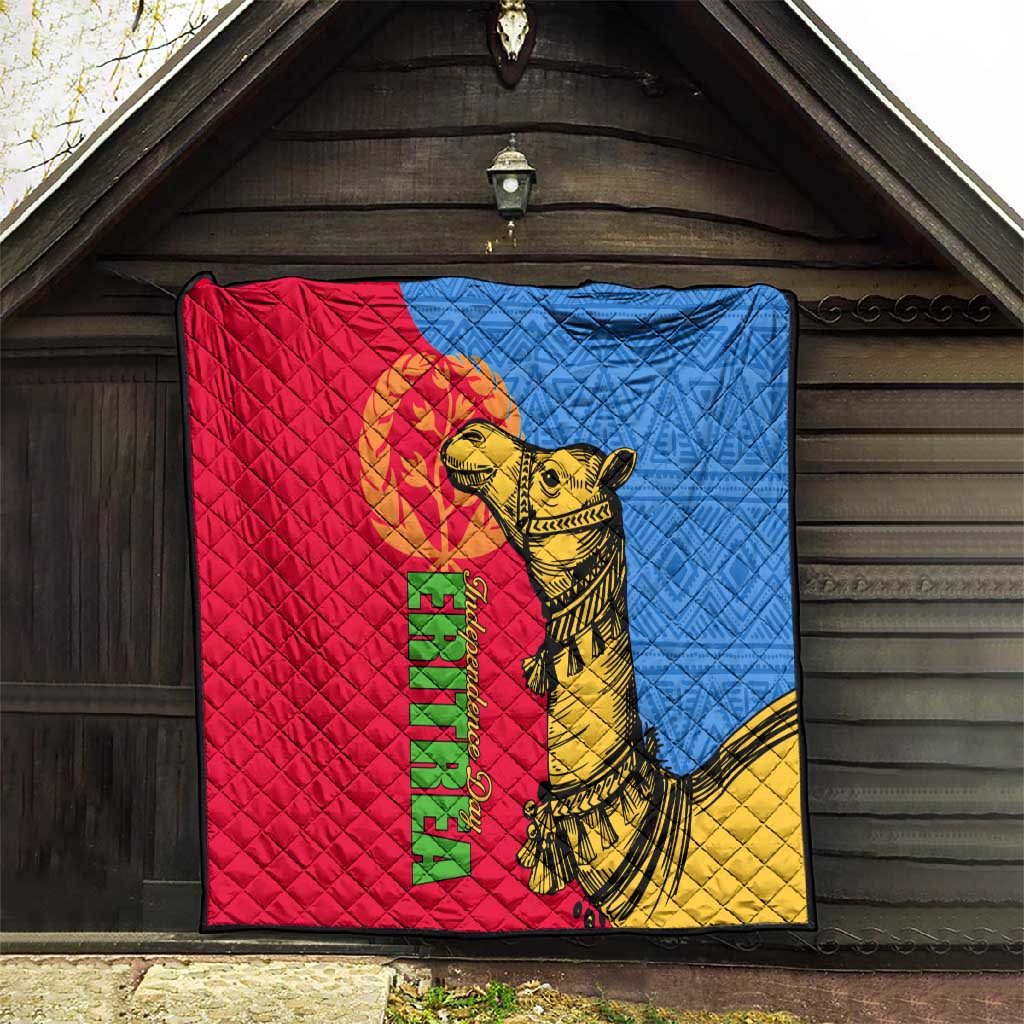 Eritrea Independence Day 2024 Quilt Eritrean Camel African Pattern LT01