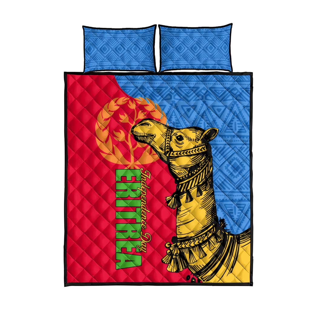 Eritrea Independence Day 2024 Quilt Bed Set Eritrean Camel African Pattern LT01