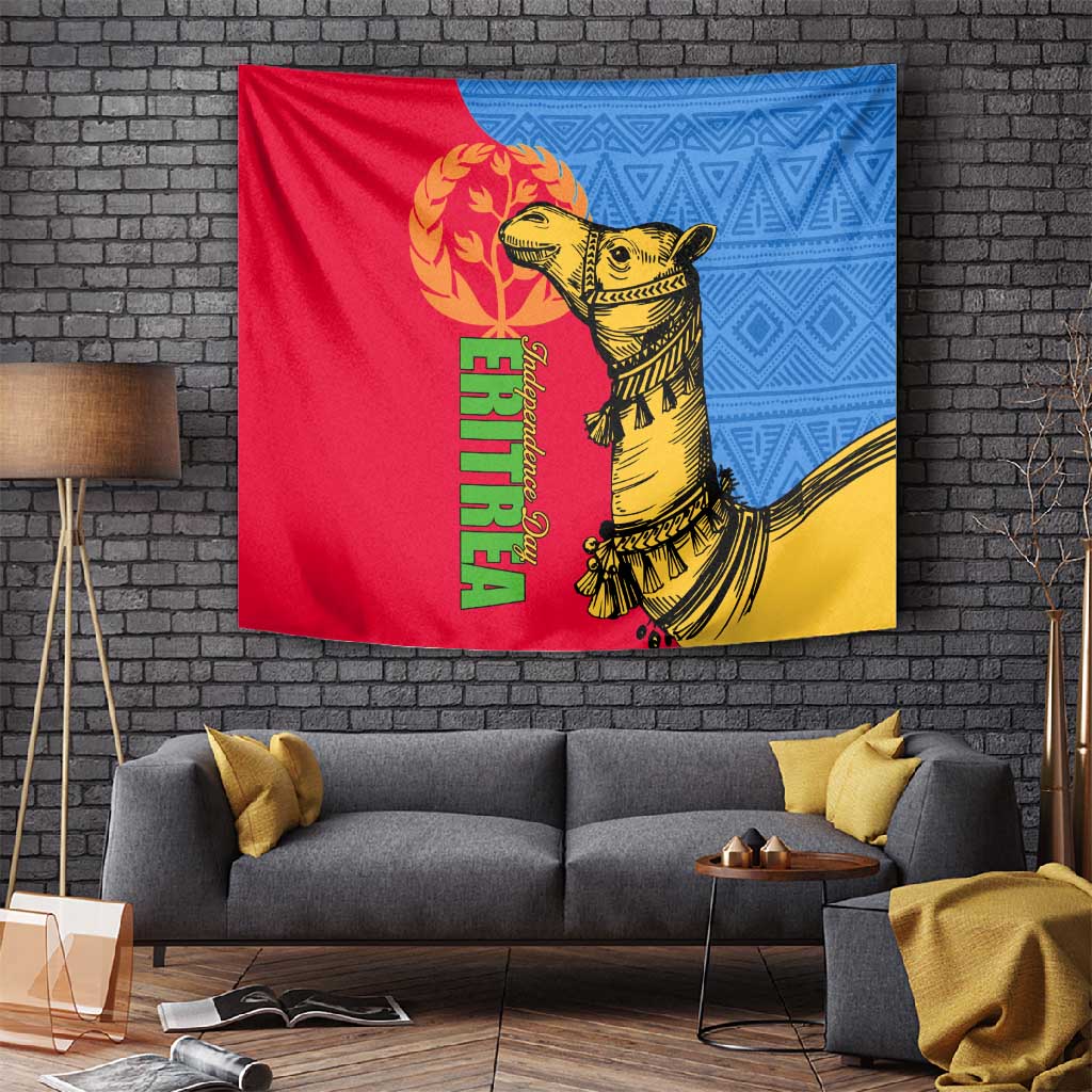 Eritrea Independence Day 2024 Tapestry Eritrean Camel African Pattern LT01