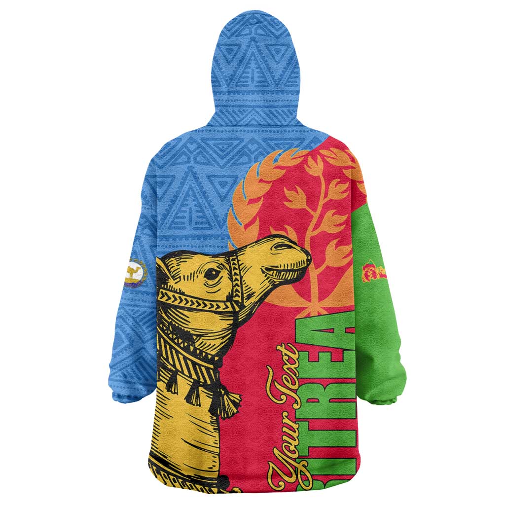 Eritrea Independence Day 2024 Wearable Blanket Hoodie Eritrean Camel African Pattern LT01
