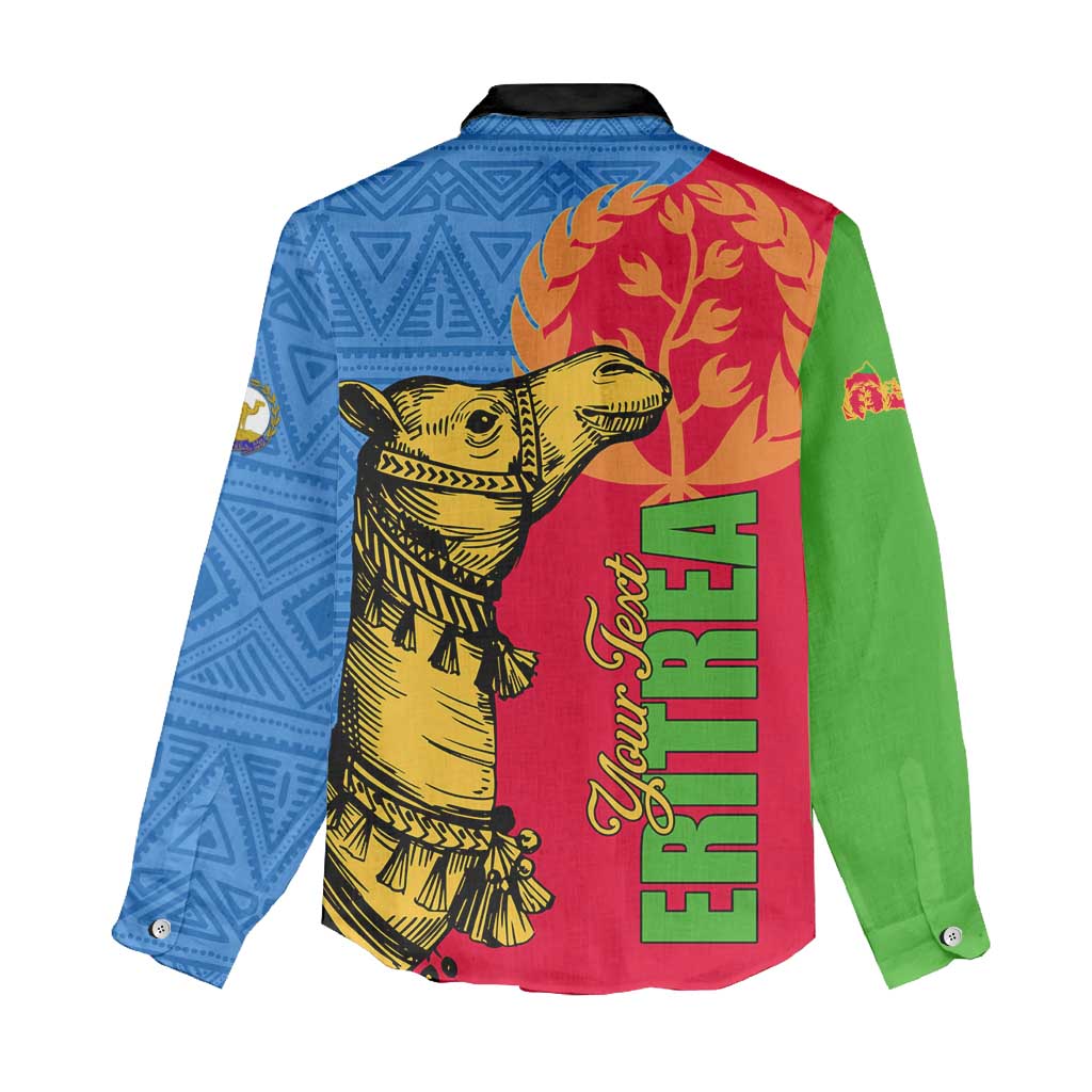 Eritrea Independence Day 2024 Women Casual Shirt Eritrean Camel African Pattern LT01