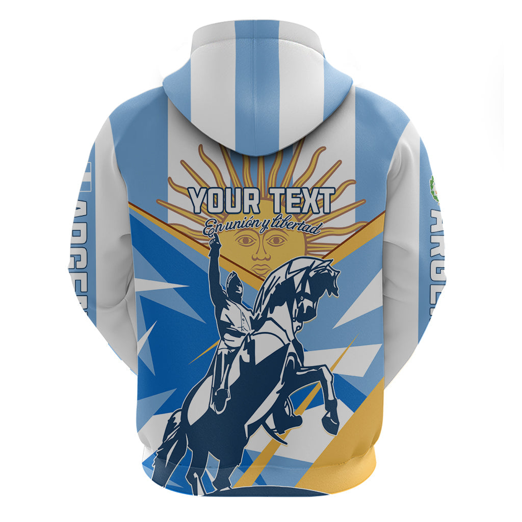 Argentina Revolution Day Hoodie Sol de Mayo Warrior LT01
