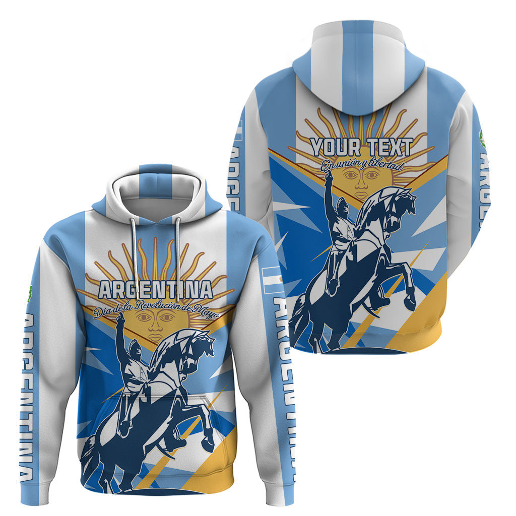 Argentina Revolution Day Hoodie Sol de Mayo Warrior LT01