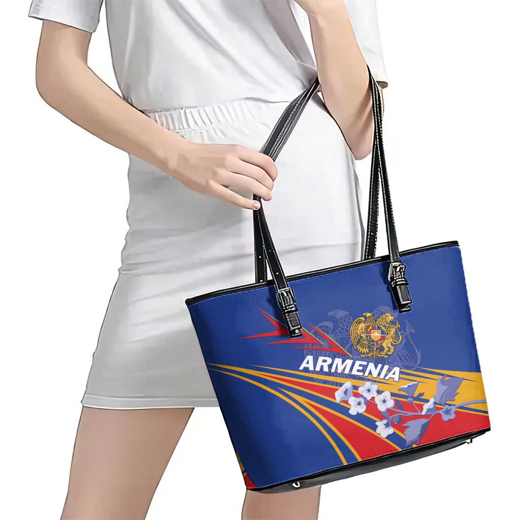Armenia Leather Tote Bag Mek Azg Mek Mshakouyt LT01