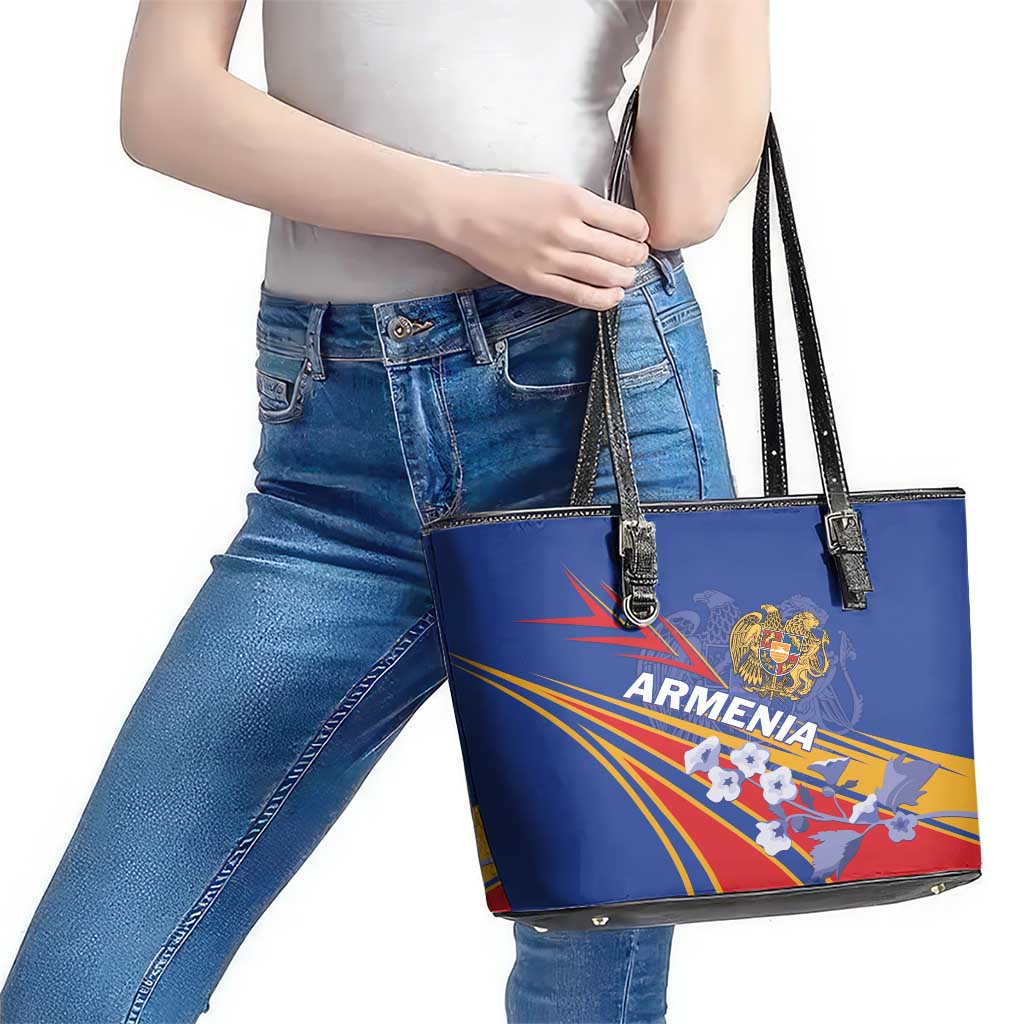 Armenia Leather Tote Bag Mek Azg Mek Mshakouyt LT01