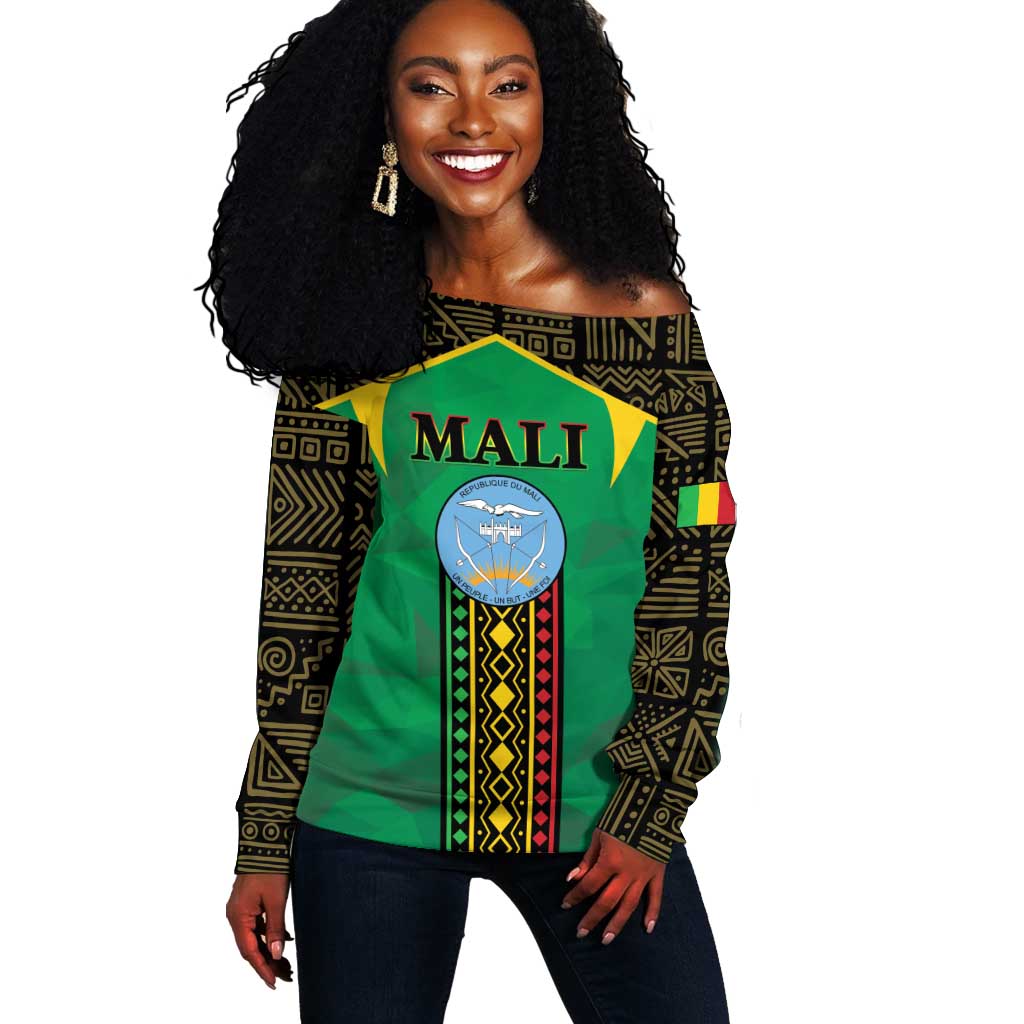 Mali Off Shoulder Sweater Mali ka Fasojamana LT01