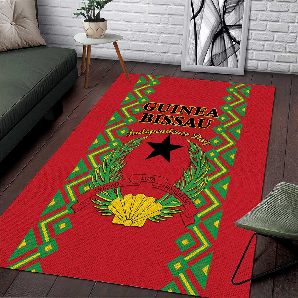 Guinea-Bissau Area Rug Unidade Luta Progresso LT01