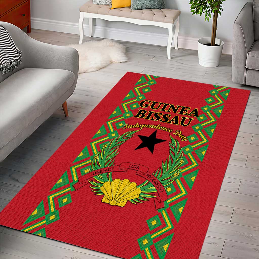 Guinea-Bissau Area Rug Unidade Luta Progresso LT01