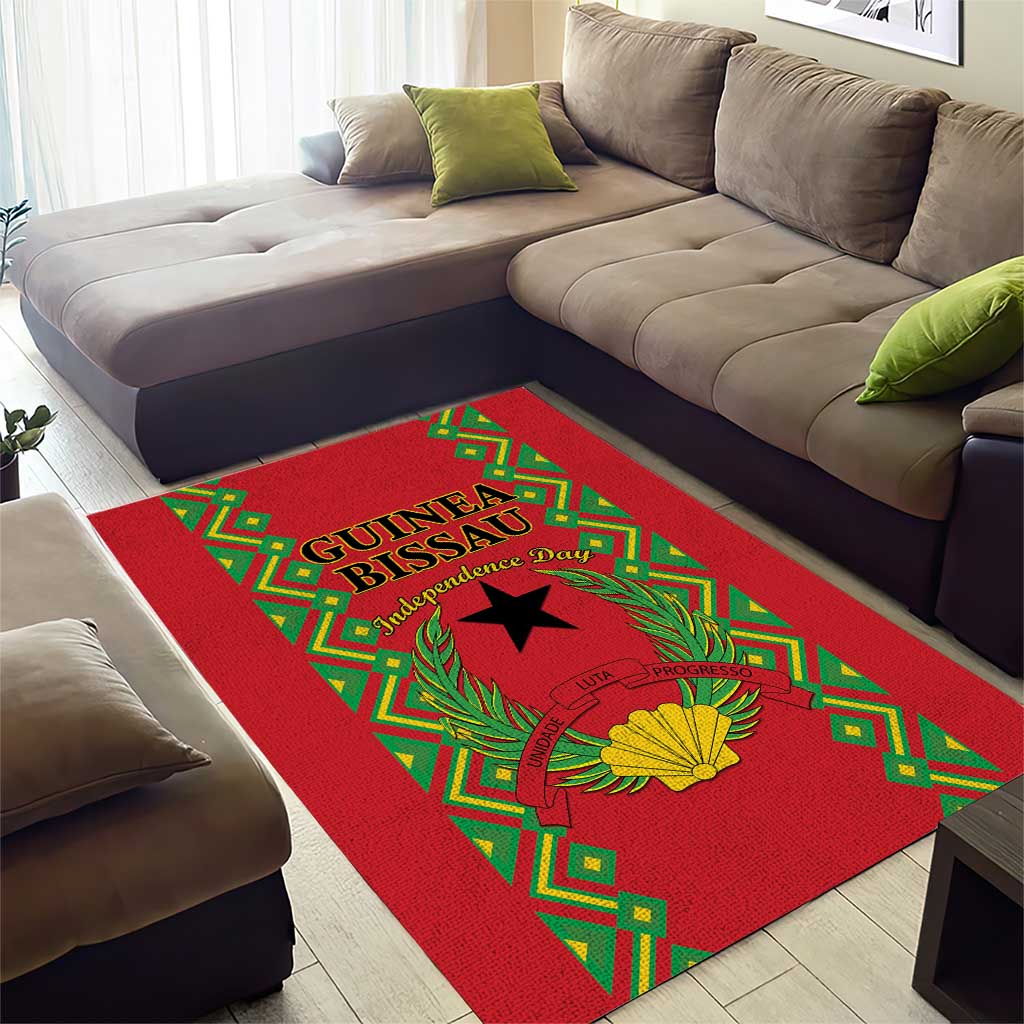 Guinea-Bissau Area Rug Unidade Luta Progresso LT01