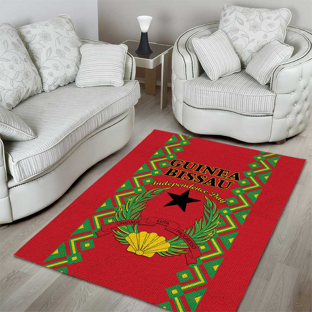 Guinea-Bissau Area Rug Unidade Luta Progresso LT01