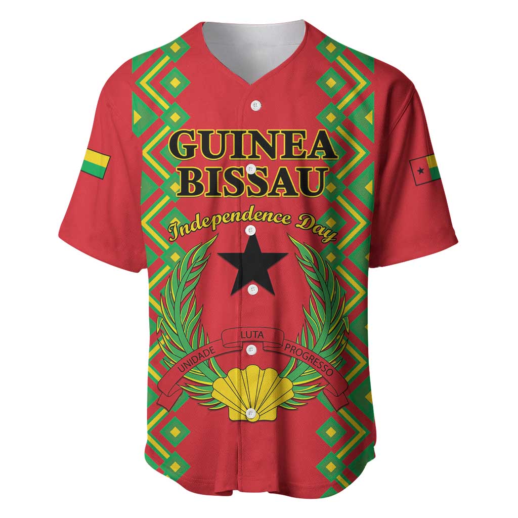 Guinea-Bissau Baseball Jersey Unidade Luta Progresso LT01