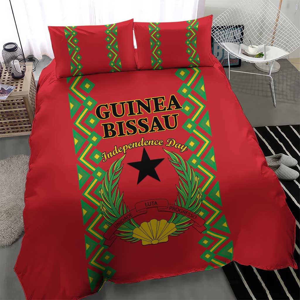 Guinea-Bissau Bedding Set Unidade Luta Progresso LT01