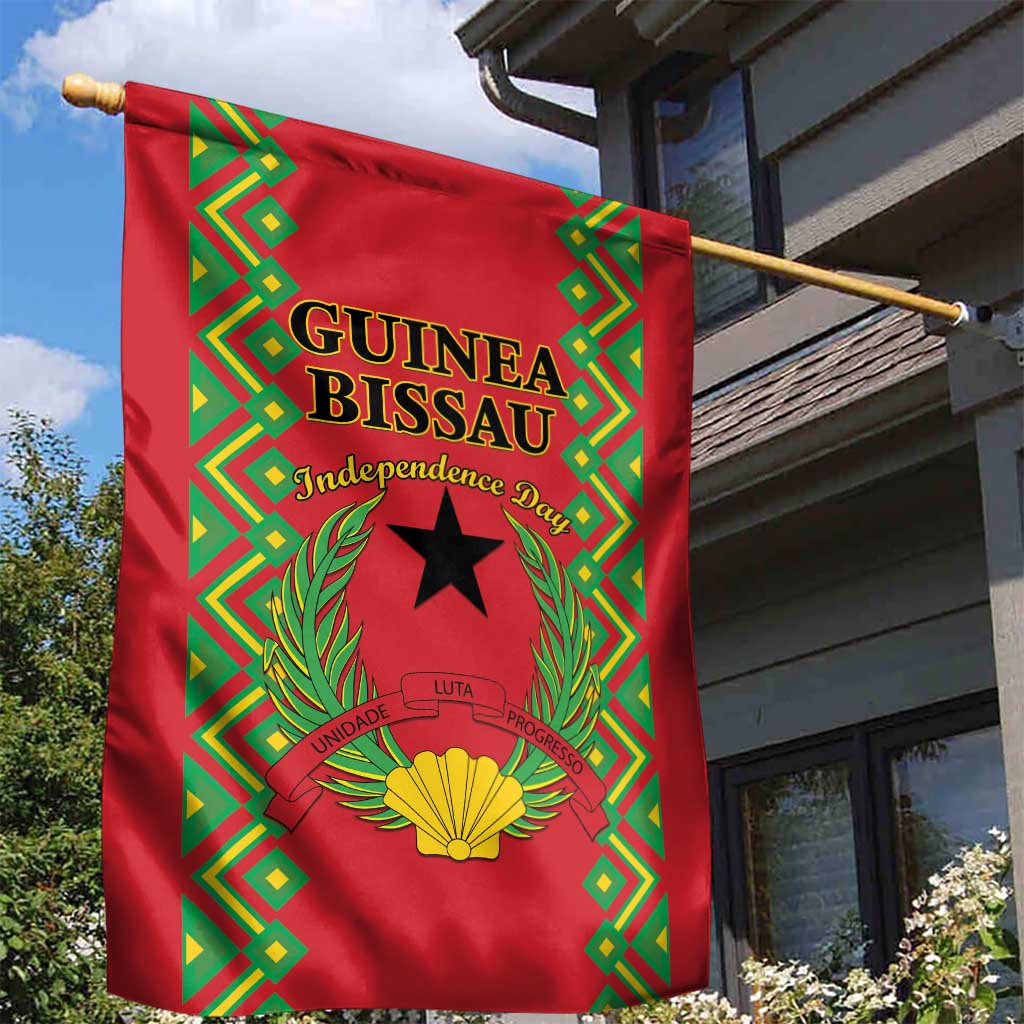 Guinea-Bissau Garden Flag Unidade Luta Progresso LT01
