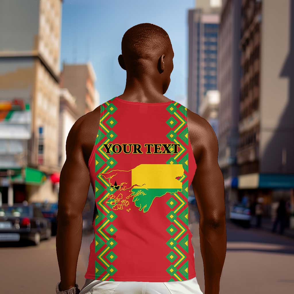Guinea-Bissau Men Tank Top Unidade Luta Progresso LT01