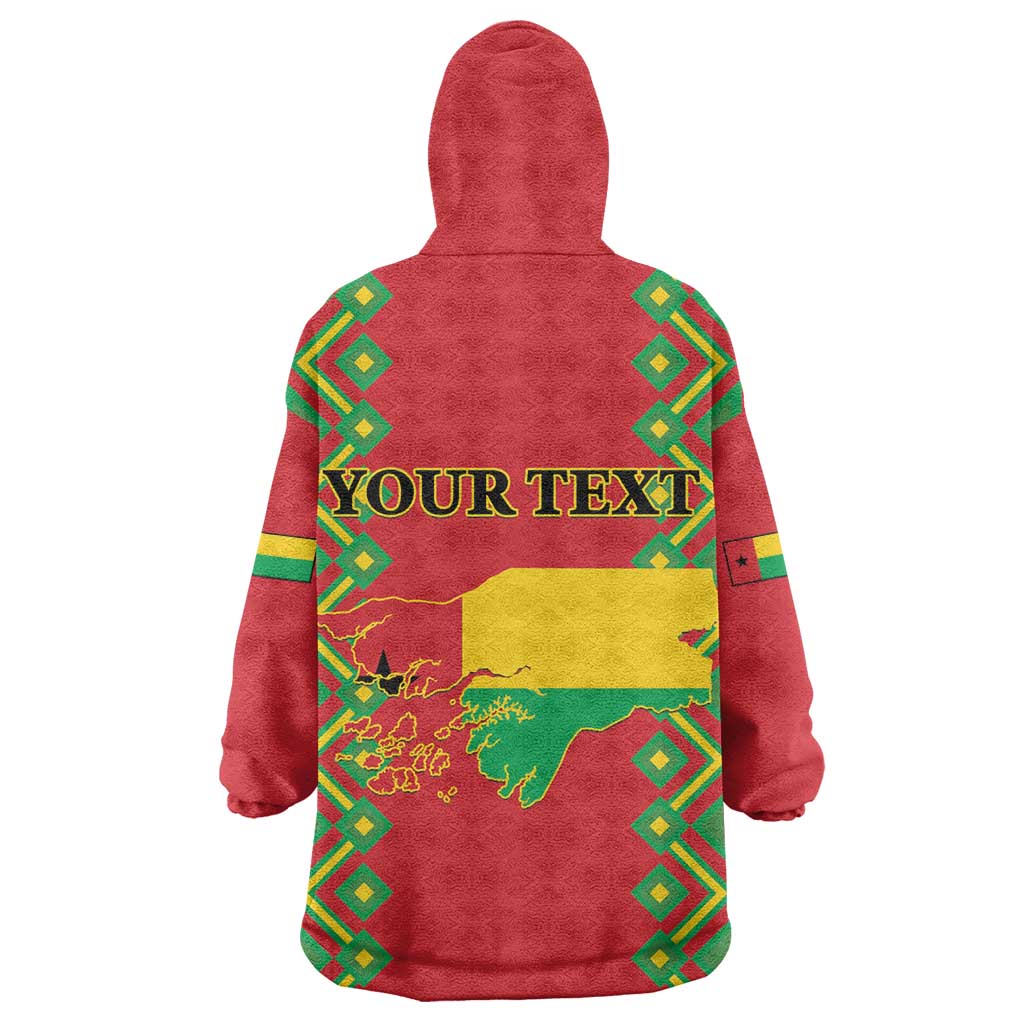 Guinea-Bissau Wearable Blanket Hoodie Unidade Luta Progresso LT01