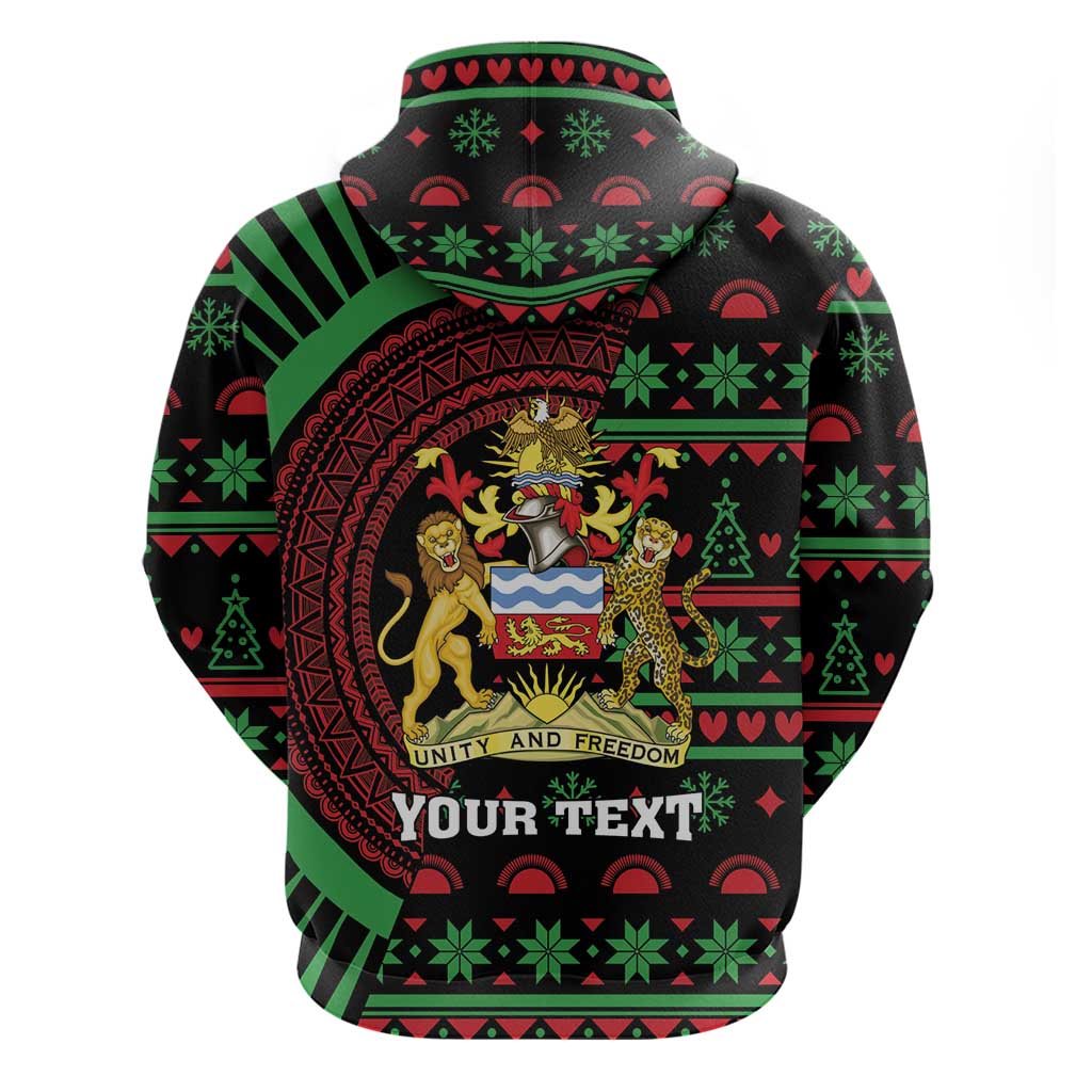 Personalized Malawi Christmas Hoodie Thompson Gazelle - African Pattern LT01