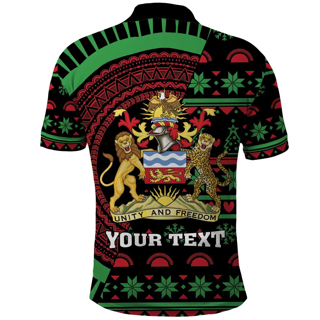 Personalized Malawi Christmas Polo Shirt Thompson Gazelle - African Pattern LT01