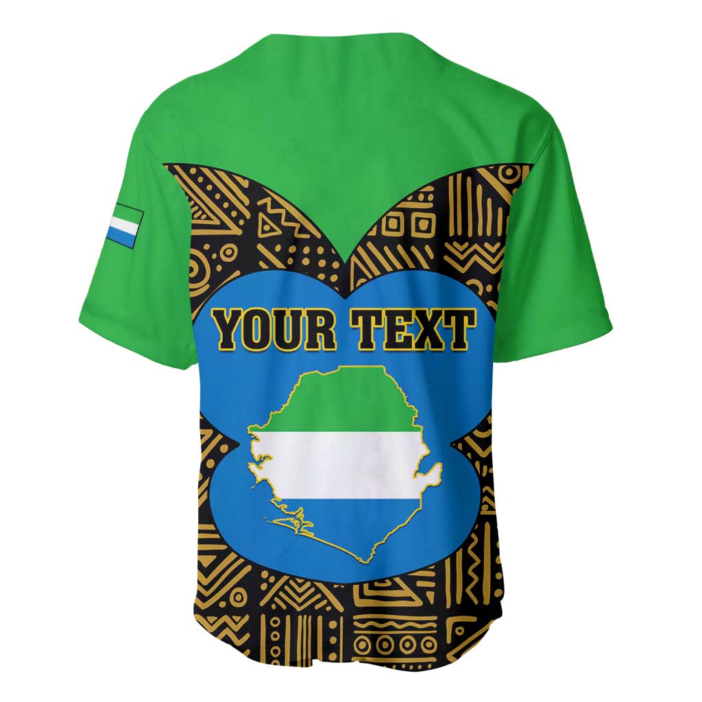 Sierra Leone Independence Day 2024 Baseball Jersey Happy 63rd Anniversary African Pattern LT01