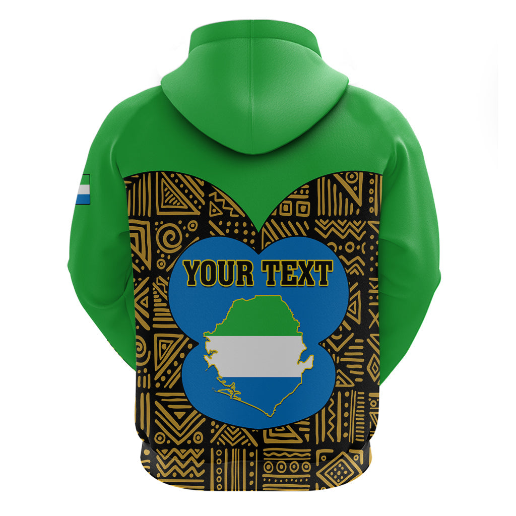 Sierra Leone Independence Day 2024 Hoodie Happy 63rd Anniversary African Pattern LT01