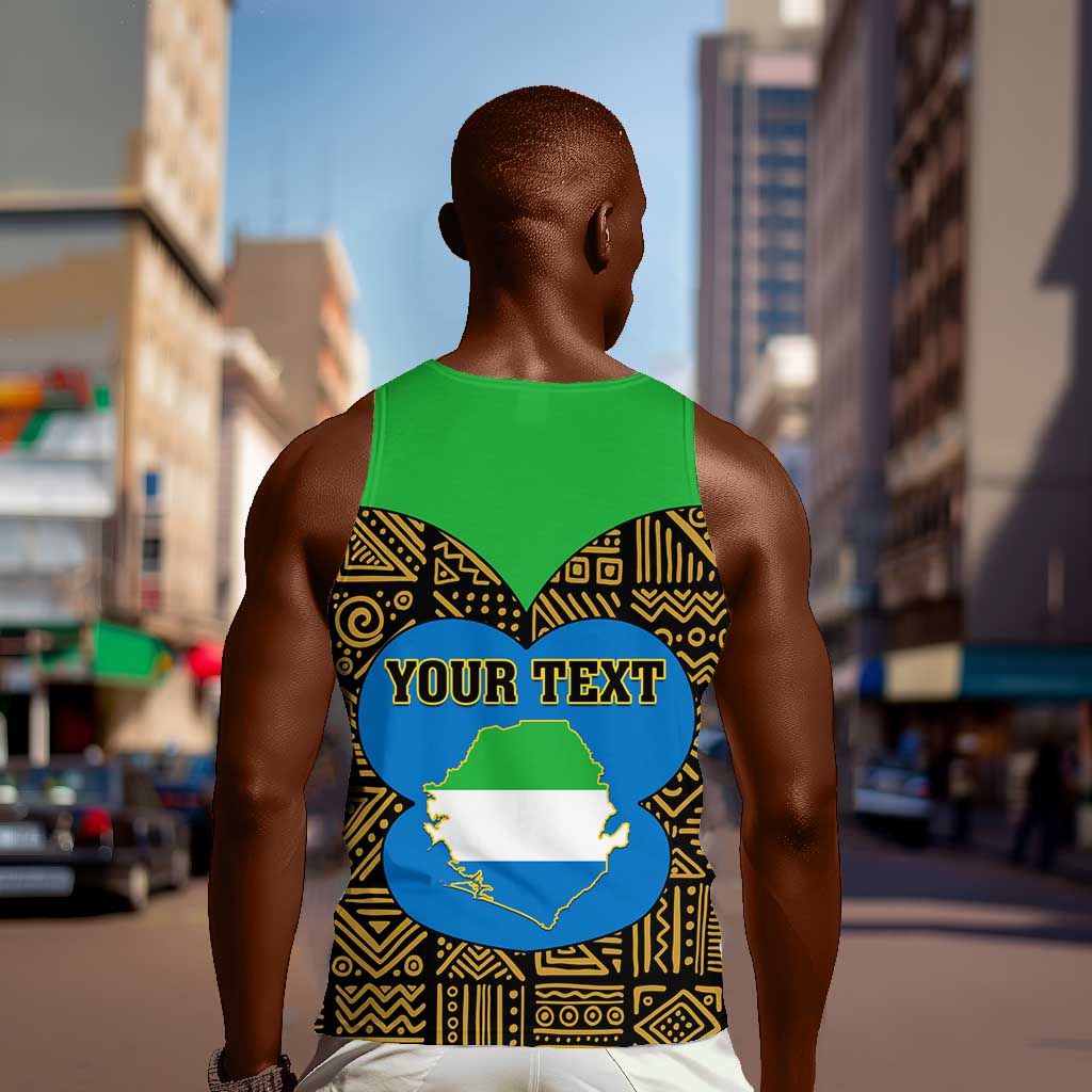 Sierra Leone Independence Day 2024 Men Tank Top Happy 63rd Anniversary African Pattern LT01