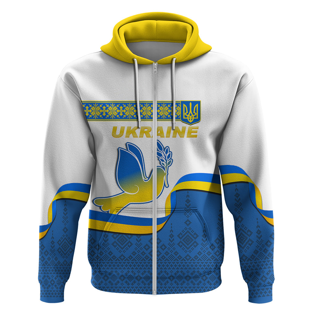 Ukraine Hoodie Ukrainian Map Vyshyvanka Pattern LT01