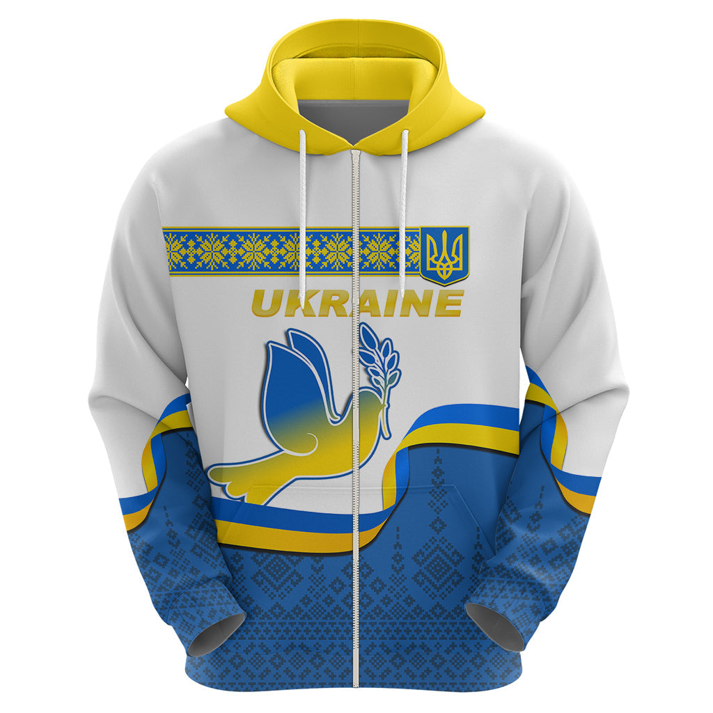 Ukraine Hoodie Ukrainian Map Vyshyvanka Pattern LT01