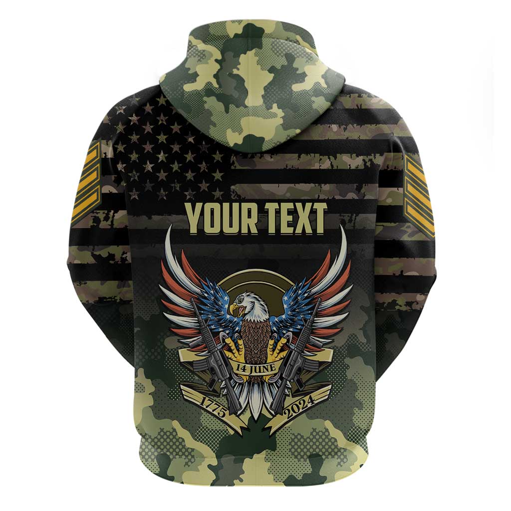 Personalized ARMY Birthday 2024 Hoodie US 249th Anniversary LT01