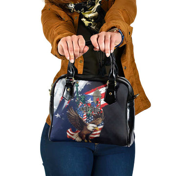 Puerto Rico 4th of July Shoulder Handbag USA Statue of Liberty El Morro LT01