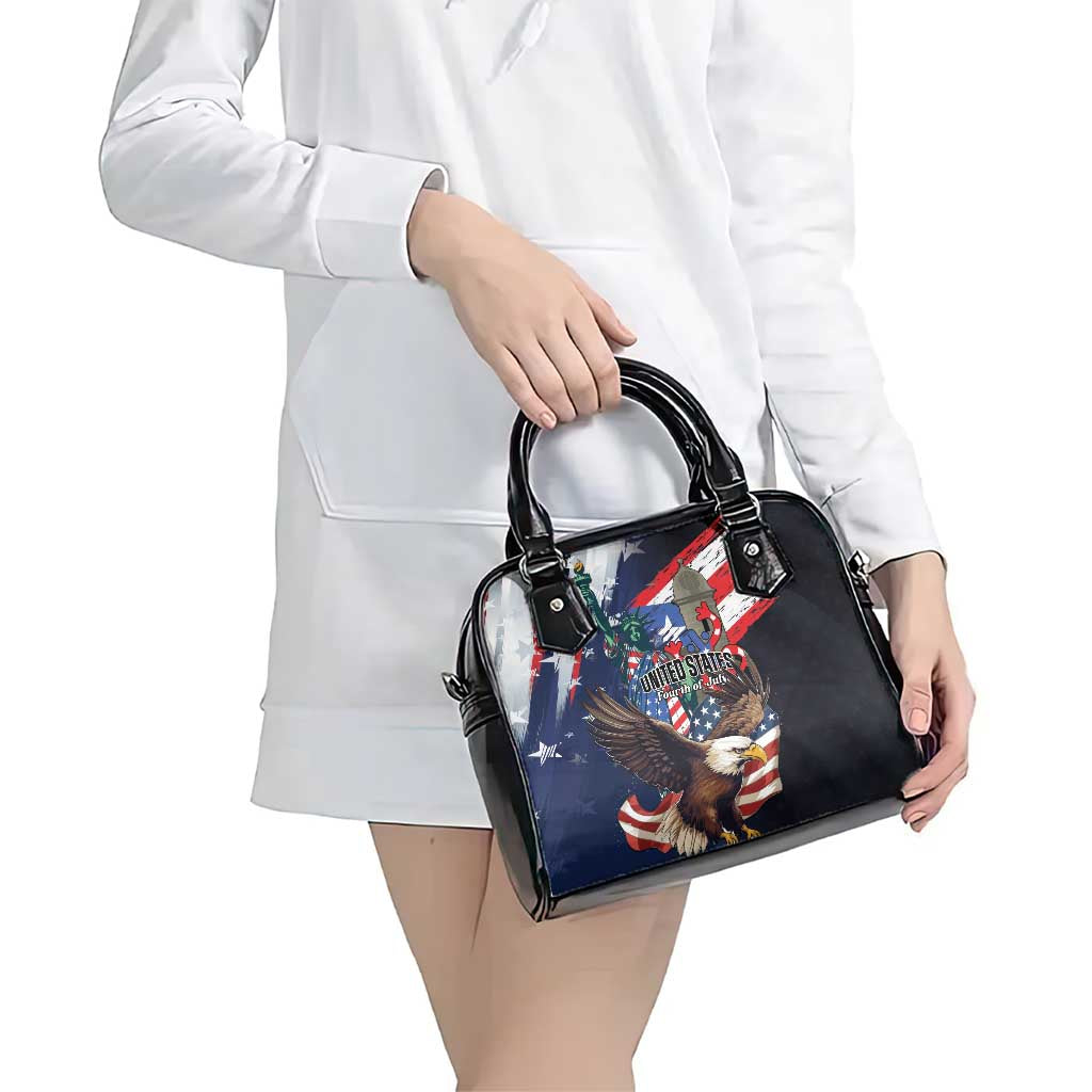 Puerto Rico 4th of July Shoulder Handbag USA Statue of Liberty El Morro LT01