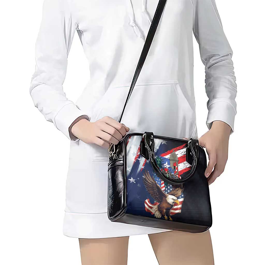 Puerto Rico 4th of July Shoulder Handbag USA Statue of Liberty El Morro LT01