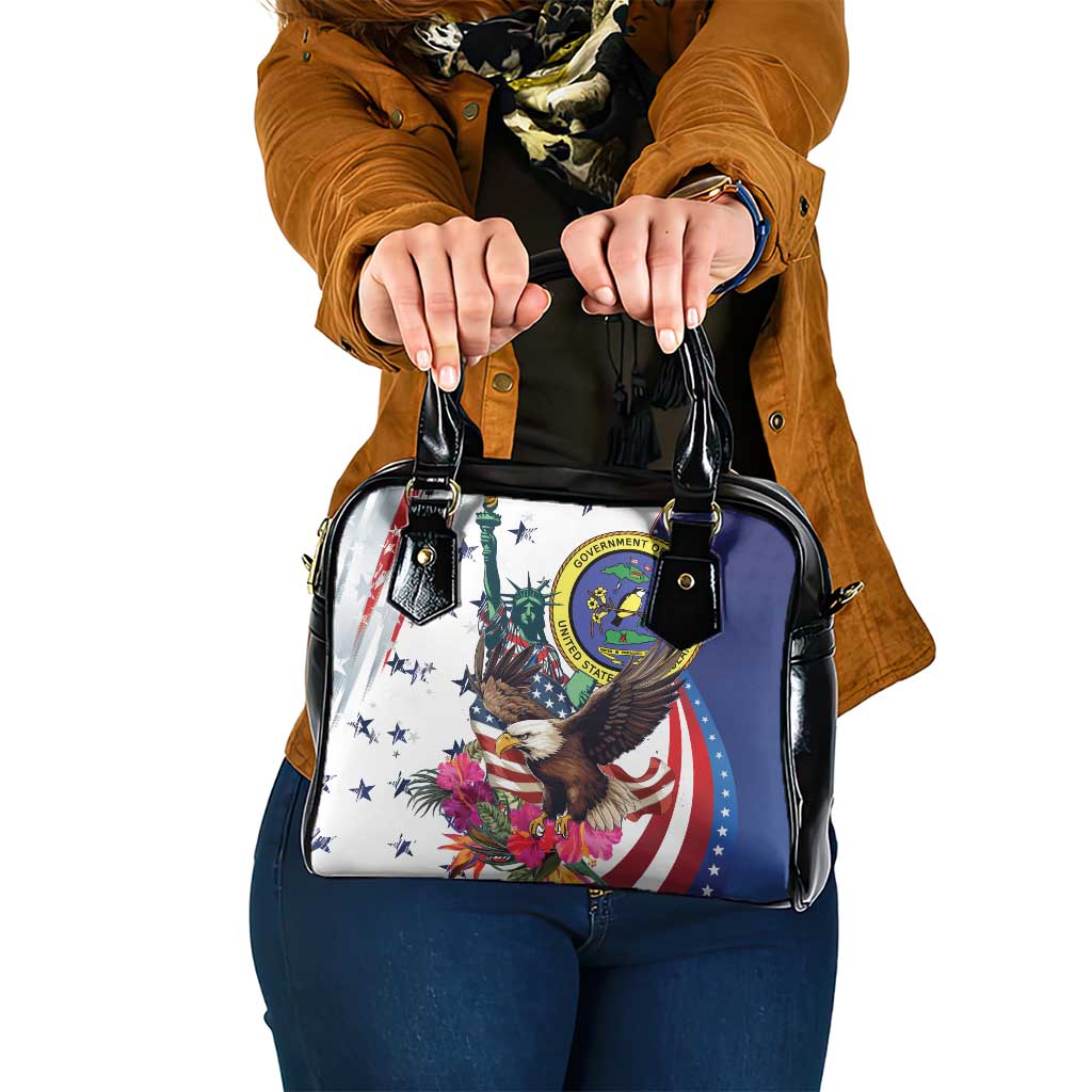 US Virgin Islands 4th of July Shoulder Handbag US Eagle Statue of Liberty LT01