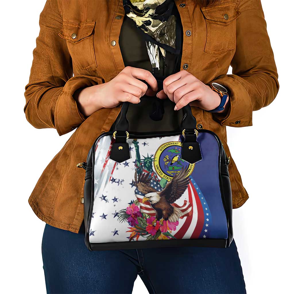 US Virgin Islands 4th of July Shoulder Handbag US Eagle Statue of Liberty LT01