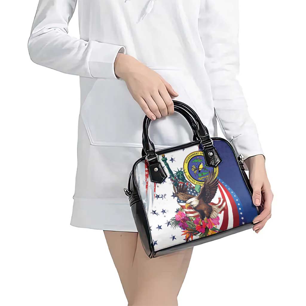 US Virgin Islands 4th of July Shoulder Handbag US Eagle Statue of Liberty LT01