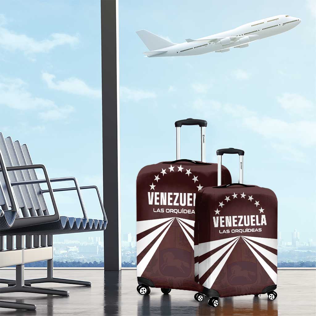 Venezuela Rugby Luggage Cover Las Orquideas Go Champions LT01