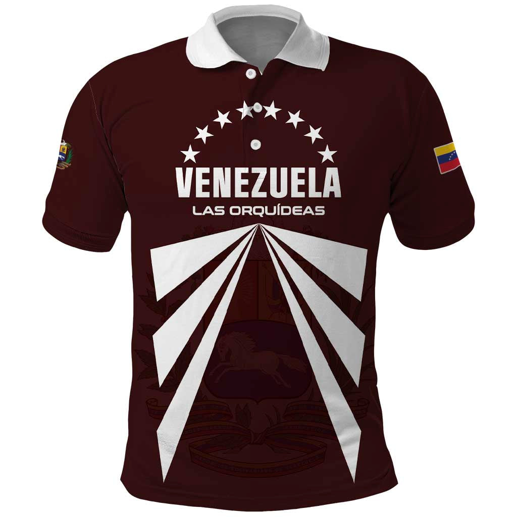 Custom Venezuela Rugby Polo Shirt Las Orquideas Go Champions LT01