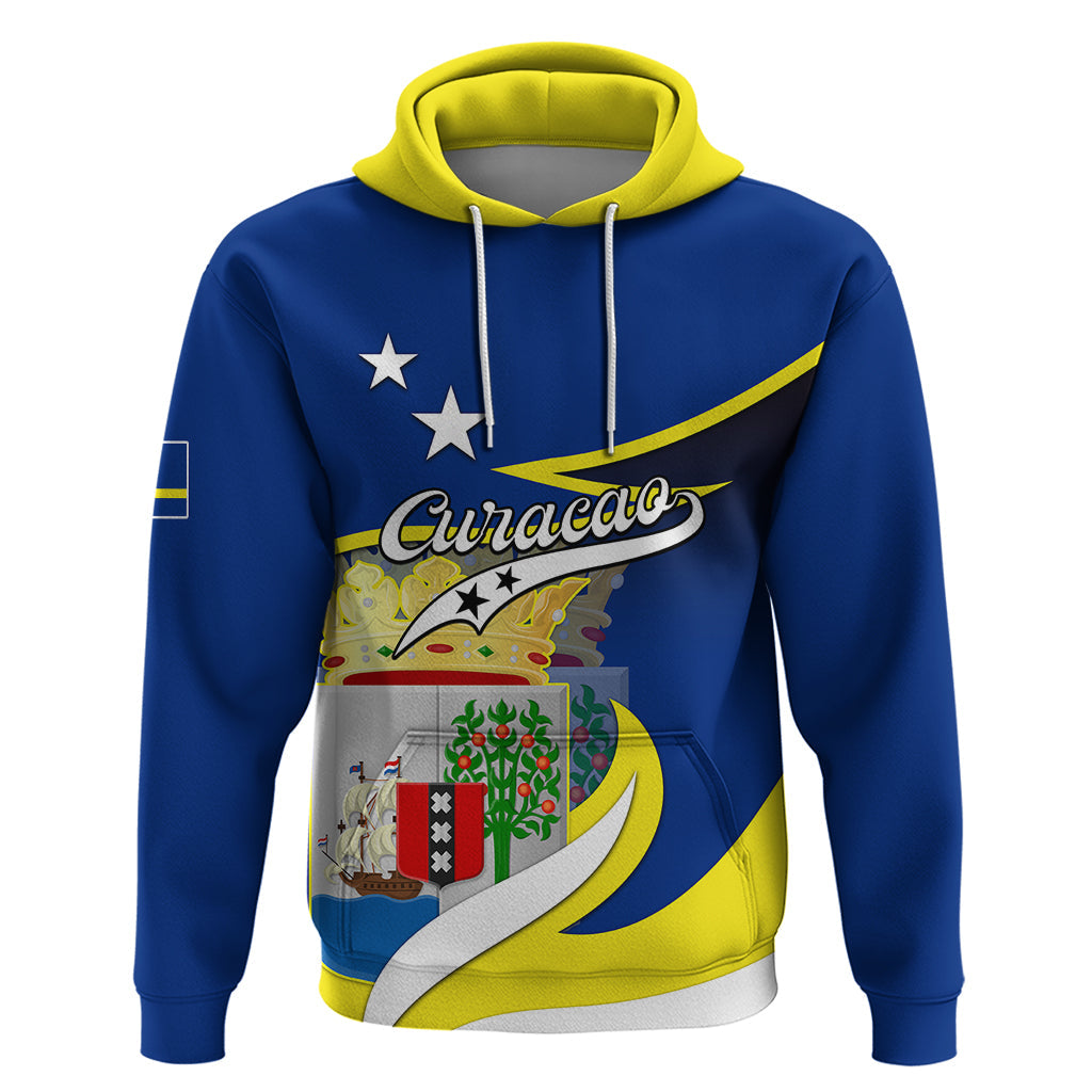 Curacao Hoodie Coat Of Arms With Map Special Version LT01