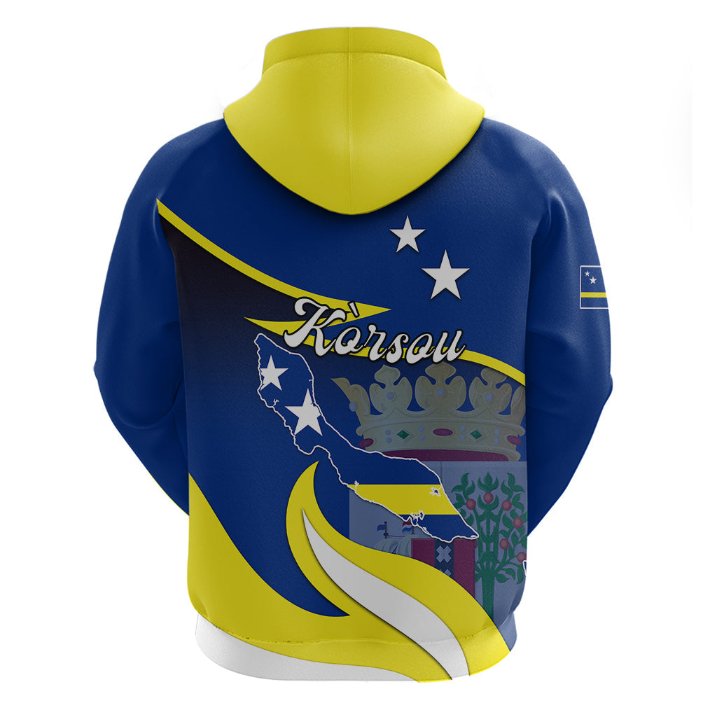 Curacao Hoodie Coat Of Arms With Map Special Version LT01