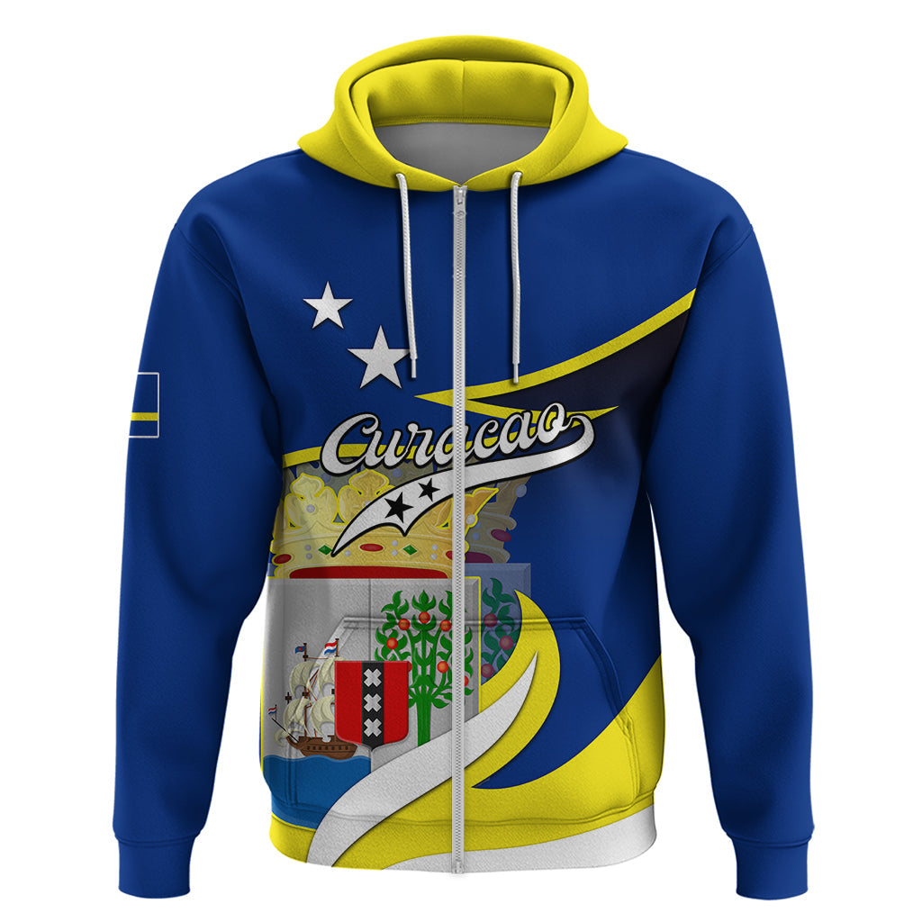 Curacao Hoodie Coat Of Arms With Map Special Version LT01