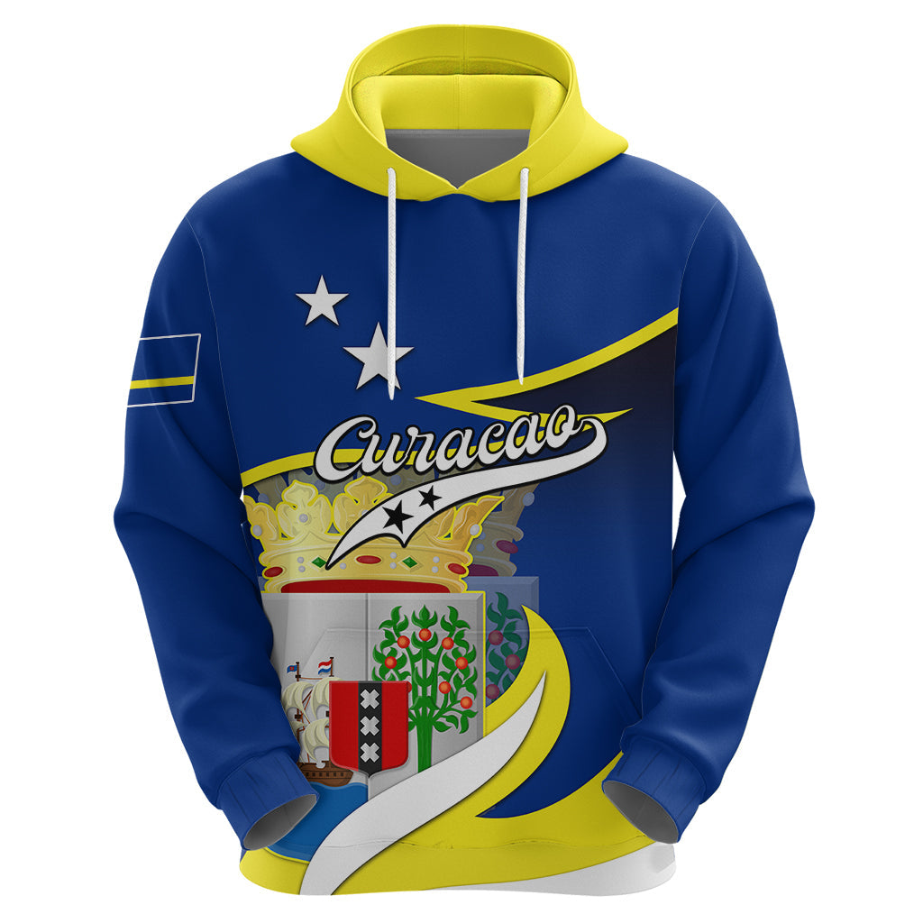 Curacao Hoodie Coat Of Arms With Map Special Version LT01