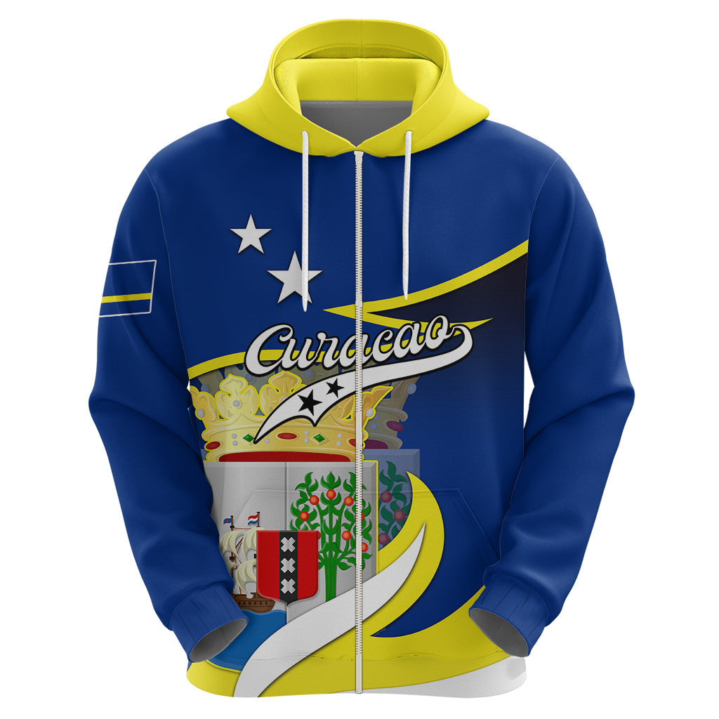 Curacao Hoodie Coat Of Arms With Map Special Version LT01