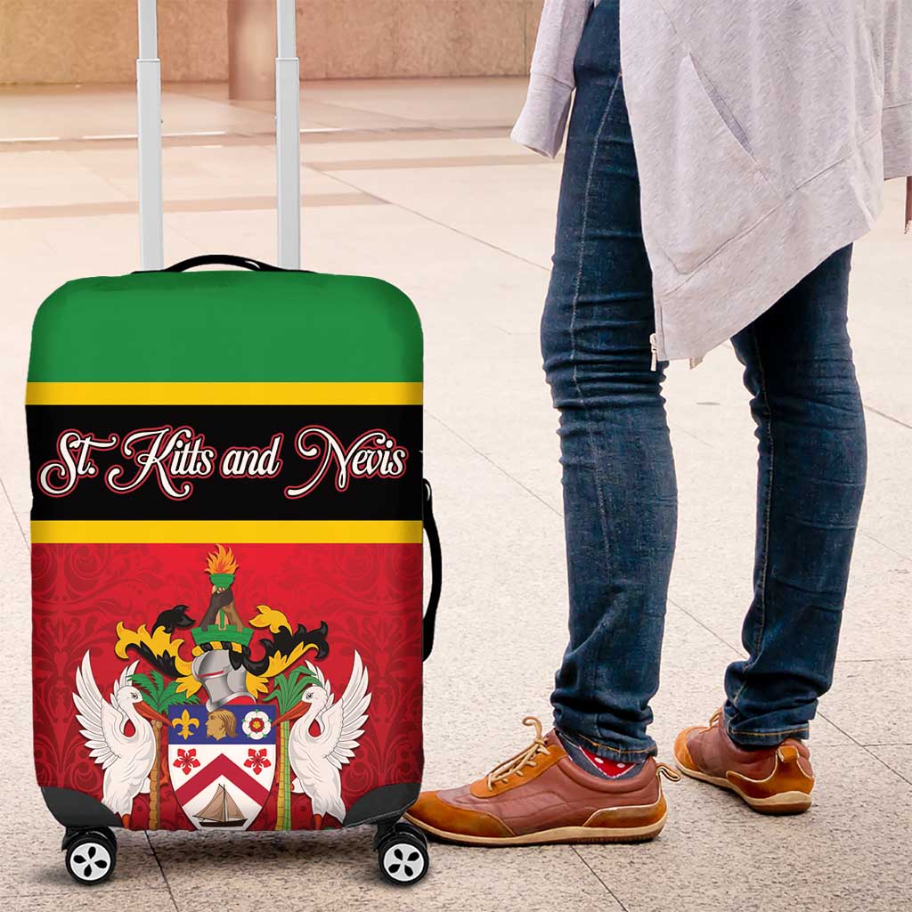 Saint Kitts and Nevis Royal Pattern Luggage Cover LT01