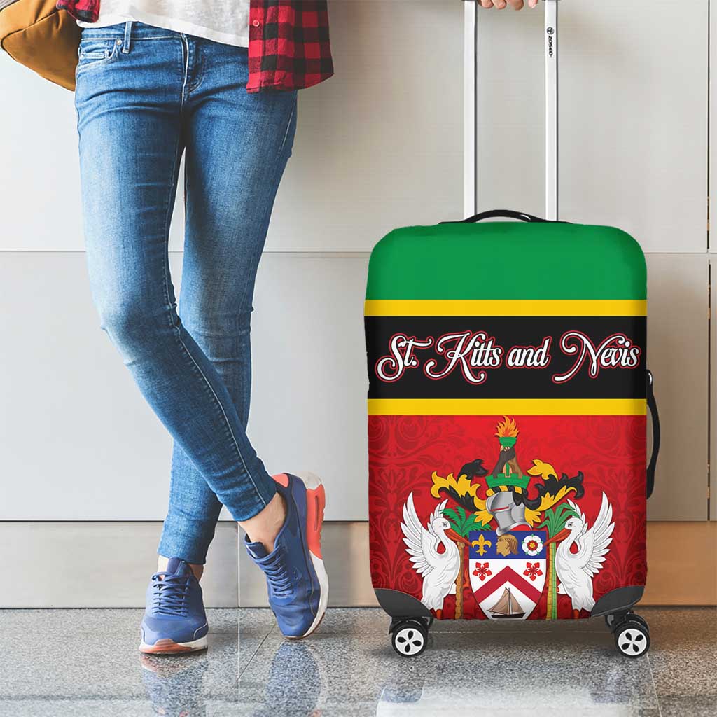 Saint Kitts and Nevis Royal Pattern Luggage Cover LT01