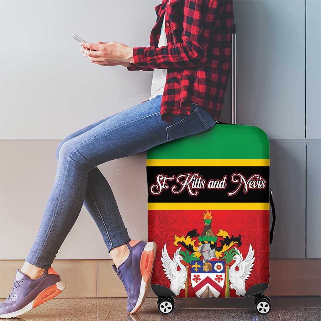 Saint Kitts and Nevis Royal Pattern Luggage Cover LT01