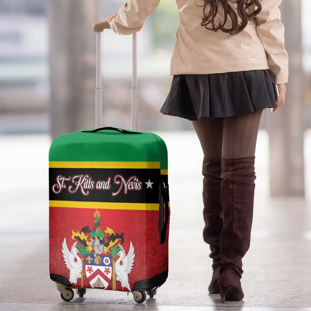 Saint Kitts and Nevis Royal Pattern Luggage Cover LT01