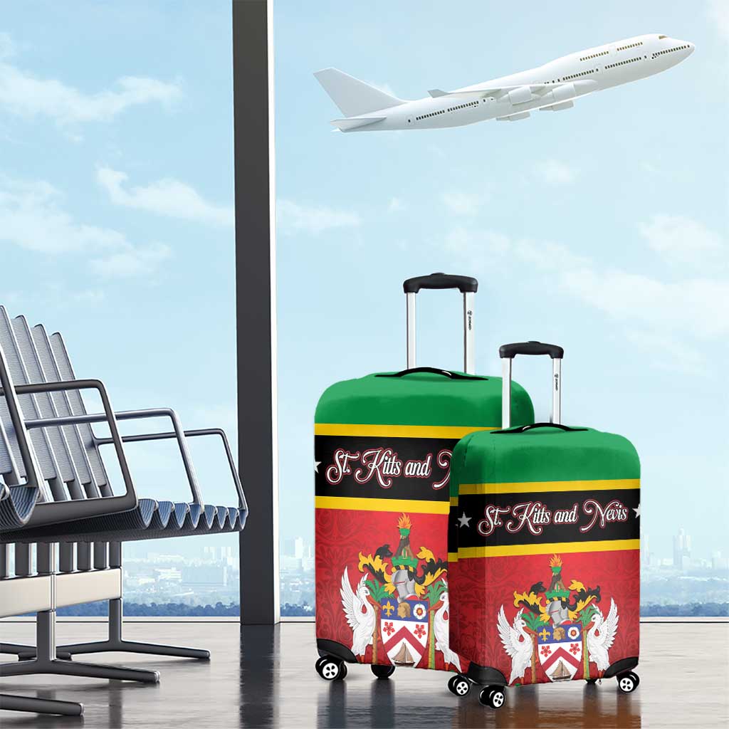 Saint Kitts and Nevis Royal Pattern Luggage Cover LT01