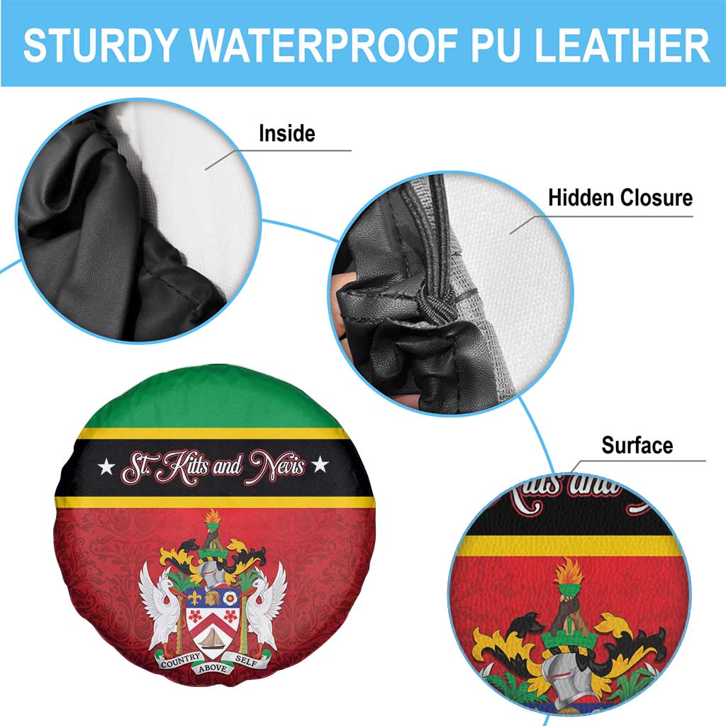 Saint Kitts and Nevis Royal Pattern Spare Tire Cover LT01